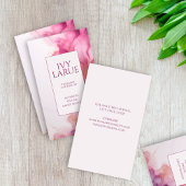 carte de visite légendaire du thérapeute du marbre