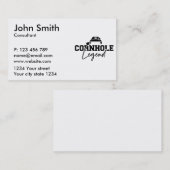 Carte De Visite Légende de Cornhole (Devant / Derrière)