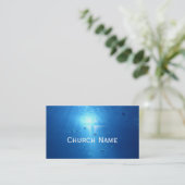 Carte de visite léger croisé saint d'église de (Debout devant)