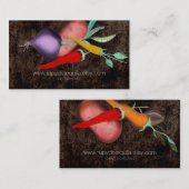 Carte De Visite Légumes (Devant / Derrière)