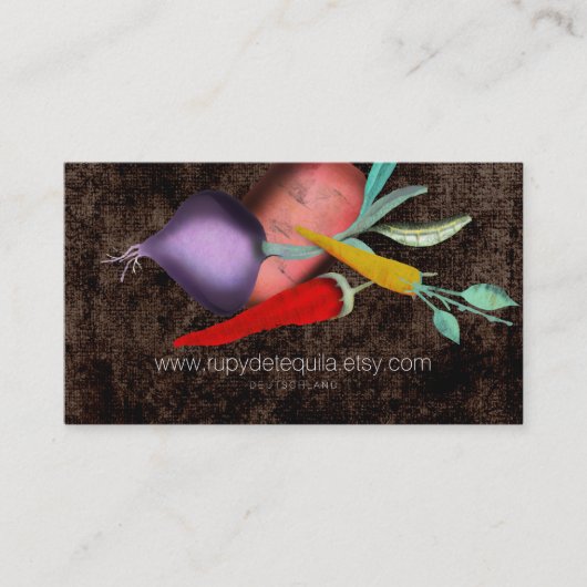 Carte De Visite Légumes (Devant)