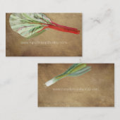 Carte De Visite Légumes (Devant / Derrière)