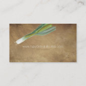 Carte De Visite Légumes (Dos)