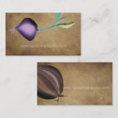 Carte De Visite Légumes (Devant / Derrière)