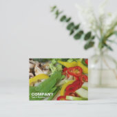 Carte De Visite Légumes à la sauté 02 (Debout devant)