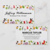 Carte De Visite Légumes frais | Culinaire (Devant / Derrière)