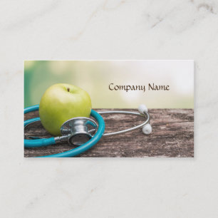 Carte De Visite Légumes fruits/vie saine/carte végétarienne