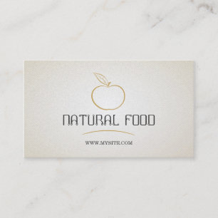 Carte De Visite Légumes fruits/vie saine/carte végétarienne