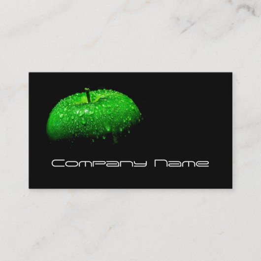 Carte De Visite Légumes fruits/vie saine/carte végétarienne (Devant)