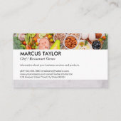 Carte De Visite Légumes protéiques Nuages Berries (Dos)