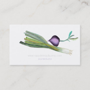 Carte De Visite Légumes salés sains