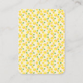 Carte De Visite Lemon, Lemonade et beaucoup de billets de cadeaux  (Dos)