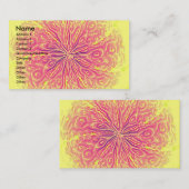 Carte De Visite Lémonade rose 2 (Devant / Derrière)