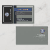 Carte De Visite L'enseigne moderne créative marque le marketing (Devant / Derrière)