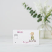 Carte De Visite Lent et constant gagnent la course (Debout devant)