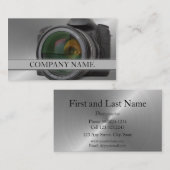 Carte De Visite Lentières de caméra (Devant / Derrière)