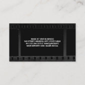 Carte De Visite Lentières de caméra | Média cinématographique (Dos)
