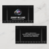 Carte De Visite Lentières de caméra | Média cinématographique (Devant / Derrière)