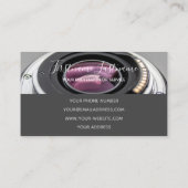 Carte De Visite Lentille photo reflex pour photographes Vidéograph (Dos)