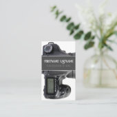 Carte De Visite Lentille photo reflex pour photographes Vidéograph (Debout devant)
