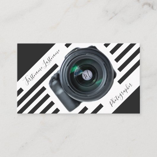 Carte De Visite Lentilles de caméra reflex pour photographes Vidéo (Devant)