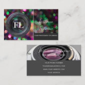 Carte De Visite Lentilles de caméra reflex pour photographes Vidéo (Devant / Derrière)