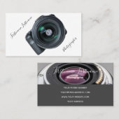 Carte De Visite Lentilles de caméra reflex pour photographes Vidéo (Devant / Derrière)