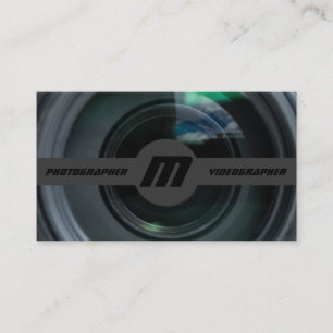 Carte De Visite Lentilles de caméra reflex pour photographes Vidéo