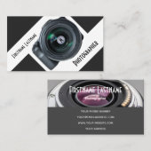 Carte De Visite Lentilles de caméra reflex pour photographes Vidéo (Devant / Derrière)