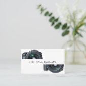 Carte De Visite Lentilles de caméra reflex pour photographes Vidéo (Debout devant)