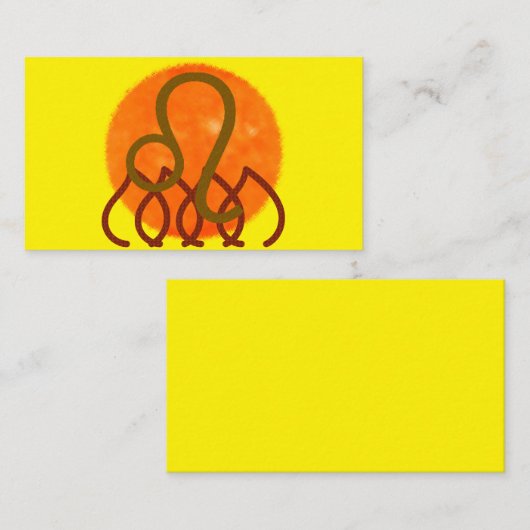 Carte De Visite Leo (Devant / Derrière)