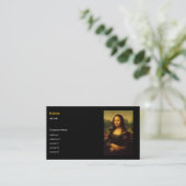 Carte De Visite Léonard de Vinci , Mona Lisa (Debout devant)