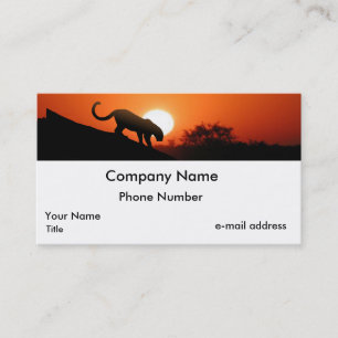 Carte De Visite Leopard