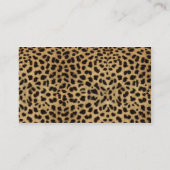 Carte De Visite léopard (Dos)