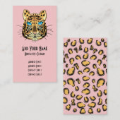 Carte De Visite Léopard (Devant / Derrière)