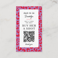 Léopard Bachelorette Party Acheter un paiement QR