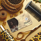 Carte De Visite Leopard d'or et Tiger Salon africain américain des