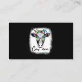 Carte De Visite Leopard Tournesol Highland Vache Bandana Pas aujou (Dos)