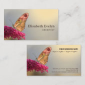 Carte De Visite lepidoptère papillon (Devant / Derrière)