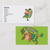 Carte de visite Leprechaun (Devant / Derrière)