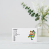 Carte de visite Leprechaun (Debout devant)