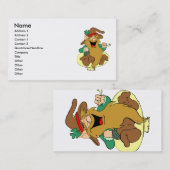 Carte de visite Leprechaun (Devant / Derrière)