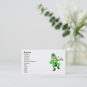 Carte de visite Leprechaun (Debout devant)
