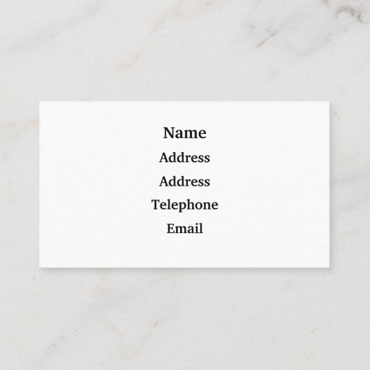 CARTE DE VISITE LES ABEILLES (Dos)