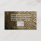 Carte De Visite Les agents de voyage, safari voyage, des (Dos)