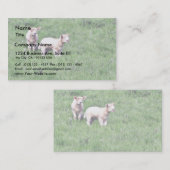 Carte De Visite Les agneaux Les moutons (Devant / Derrière)