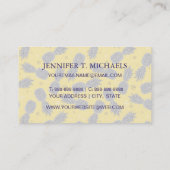Carte De Visite Les ananas sur l'or | ajoutent votre nom (Dos)