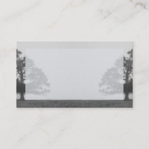 Carte De Visite Les arbres dans le brouillard