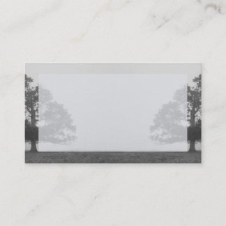 Carte De Visite Les arbres dans le brouillard