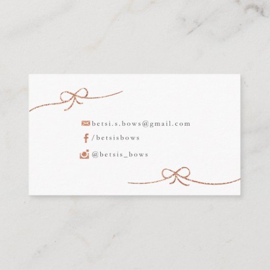 Carte De Visite Les arcs de Betsi (Dos)